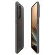 Puzdro Spigen pre Samsung Galaxy S25, Liquid Air, čierne + tvrdené sklo 9H