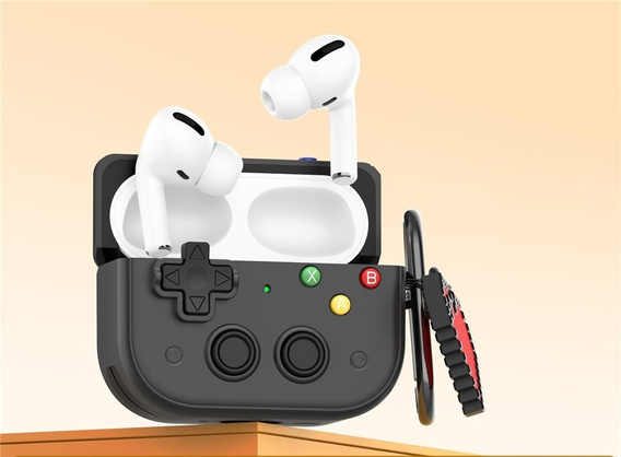 Retro puzdro na konzolu so srdiečkom pre AirPods Pro 3