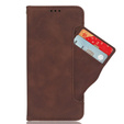 Klapkové puzdro pre Xiaomi 14 Ultra, Card Slot, hnedé
