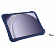 Detské silikónové puzdro pre Samsung Galaxy Tab A9+ X210 / X215 / X216B, obrnené, Astronaut, námornícka modrá