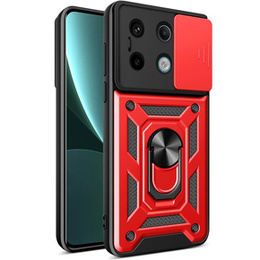 Obal na mobil pre Xiaomi Redmi Note 13 Pro 5G, CamShield Slide, červené