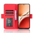 Klapkové puzdro pre Oppo Reno 12FS / 12F, Card Slot, červené