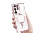 Obal na mobil pre Samsung Galaxy S22 Ultra, MagSafe Hybrid, ružové rose gold