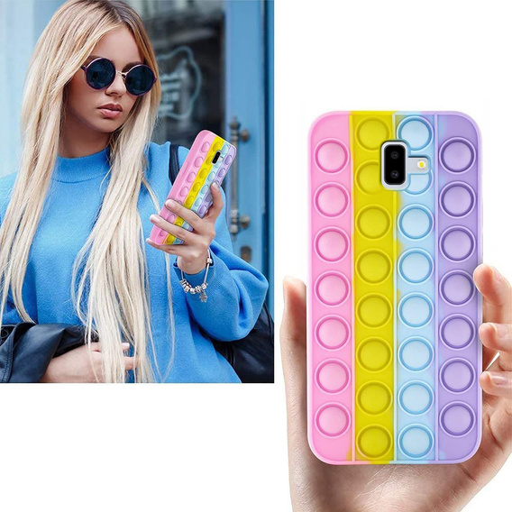 Puzdro Push Bubble Pop It pre Samsung Galaxy J6+ Plus
