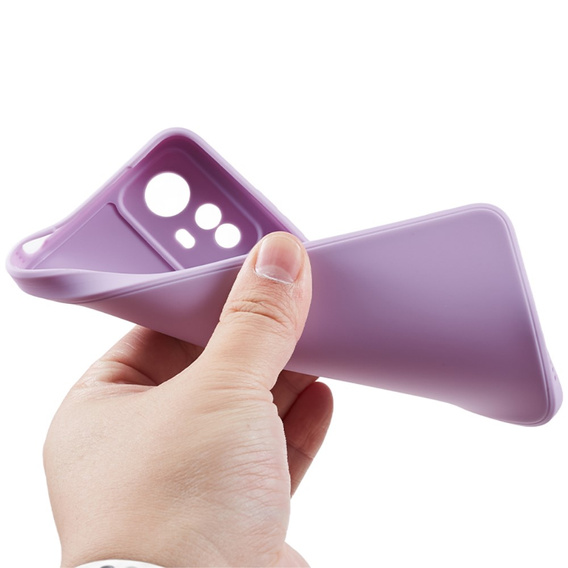 Obal na mobil pre Xiaomi Redmi Note 12S, Silicone Lite, fialové