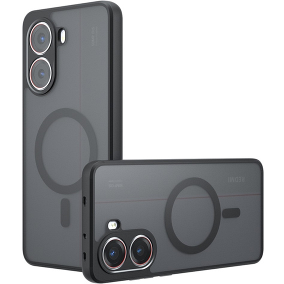 Puzdro pre Xiaomi Poco X7 Pro 5G, pre MagSafe, ERBORD Matt Case, čierny