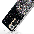 Obal na mobil pre Xiaomi Redmi Note 10 Pro, Glittery, čierne