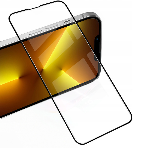 2x tvrdené sklo pre iPhone 13 Pro Max, ERBORD 3D pre celý displej