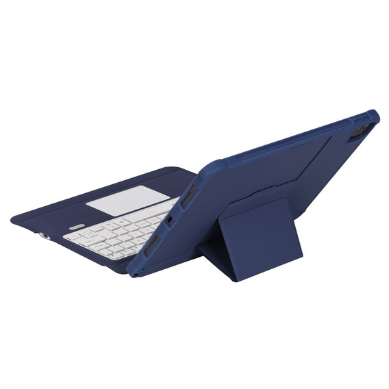 Puzdro + klávesnica iPad Air 10.9 4 2020 / 5 2022, Pen Slot TouchPad, fialové