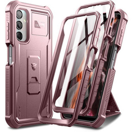 Obrnené puzdro pre Samsung Galaxy A25, Dexnor Full Body (Two Frames), ružové