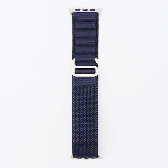 Nylonový remienok pre Apple Watch 1/2/3/4/5/6/7/8/SE/ULTRA 42/44/45/49 mm, námornícky modrý