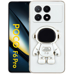 Obal na mobil pre Xiaomi Poco F6 Pro, Astronaut, biele