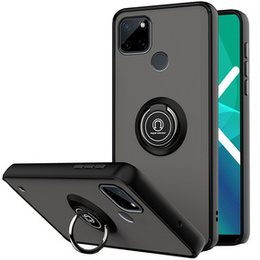 Puzdro pre Realme C21Y / C25Y, Frosted Ring, modré