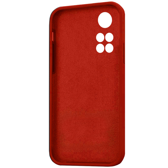 Obal na mobil pre Xiaomi Redmi Note 11 Pro 4G, Silicone Lite, červené