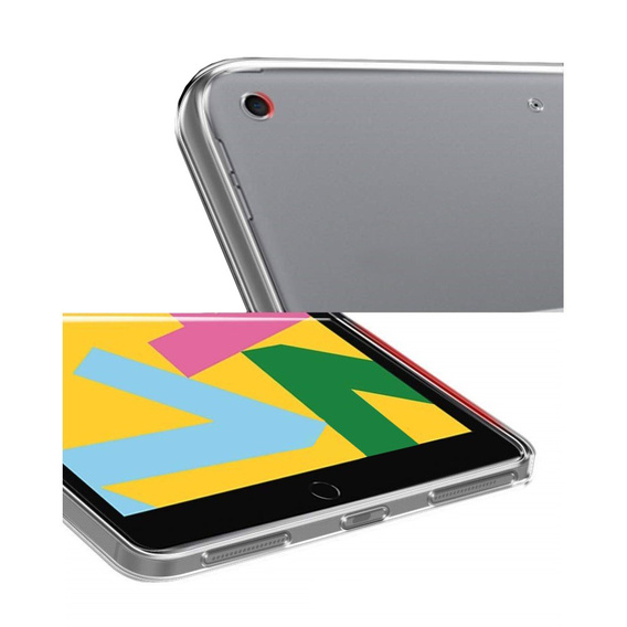 Puzdro pre iPad 10.2" 2021/2020/2019 (9/8/7 gen.), silikónové, priehľadné