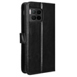 Klapkové puzdro pre T Phone 2 Pro 5G, Crazy Horse Wallet, čierne