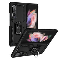 Pancierované obal na mobil pre Samsung Galaxy Z Fold3 5G, Nox Case Ring, čierne