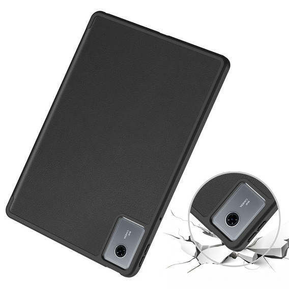 Puzdro pre Lenovo Idea Tab 11" 2025 TB336FU TB336ZU, stojan, Smartcase s držiakom stylusu, čierne