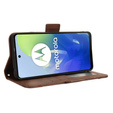 Klapkové puzdro pre Motorola Moto G24 / G24 Power / G04, Card Slot, hnedé