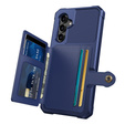 Puzdro pre Samsung Galaxy A54 5G, Card Holder Kickstand, modré