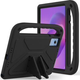Detské puzdro pre Lenovo Tab M11, detské puzdro s rukoväťou, čierne
