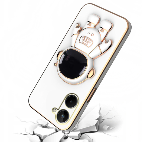 Obal na mobil pre Realme 10 4G, Astronaut, biele