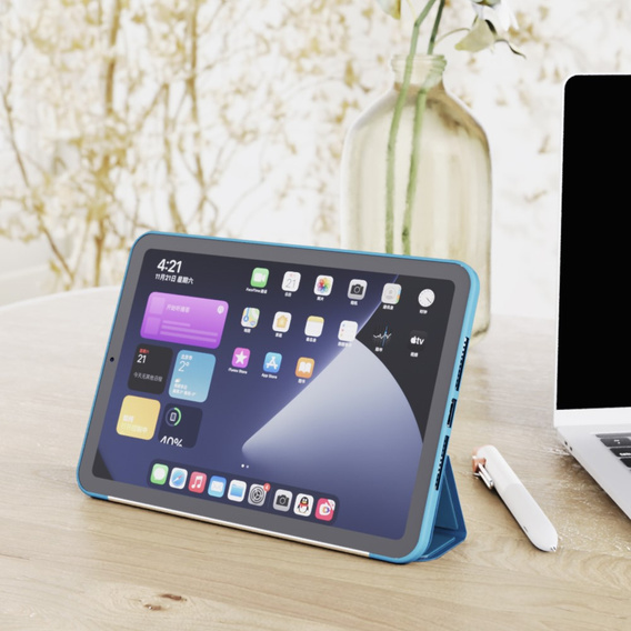 Puzdro pre iPad mini 8.3" 2021 (6 gen.) / iPad mini 8.3" 2024 (7 gen.), Smartcase, modré