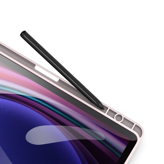 Puzdro pre Samsung Galaxy Tab S10 Lite / S10 FE / S9 FE, Dux Ducis TOBY, ružové