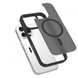 ERBORD puzdro s MagSafe pre iPhone 16 Pro Max, Matte Case, aktívne tlačidlo, matný / čierny