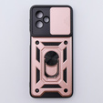Obal na mobil pre Motorola Moto G54 5G, CamShield Slide, ružové rose gold