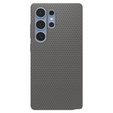 Puzdro Spigen pre Samsung Galaxy S25 Ultra, Liquid Air, sivé + tvrdené sklo 9H