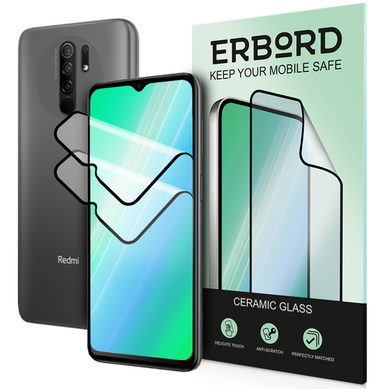 2x keramické hybridné sklo ERBORD pre Xiaomi Redmi 8 / 8A