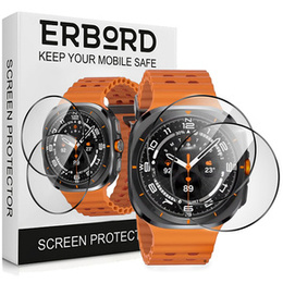 2x hybridné sklo ERBORD pre Samsung Galaxy Watch Ultra 47mm (2025 / 2024)