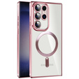Obal na mobil pre Samsung Galaxy S22 Ultra, MagSafe Hybrid, ružové rose gold