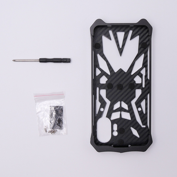 Pancierované puzdro pre Nothing Phone 2, Aluminum Alloy, čierne