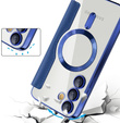 Klapkové puzdro pre Samsung Galaxy S25 FE, RFID Wallet MagSafe CamShield, tmavomodré