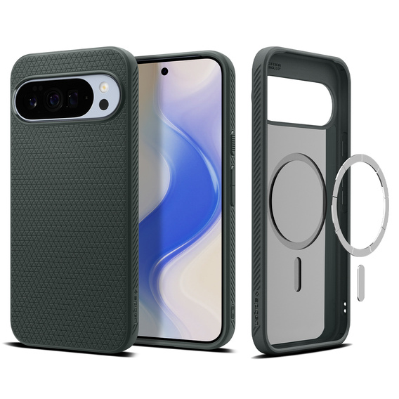 Puzdro Spigen Liquid Air MagSafe pre Google Pixel 10 Pro XL, Abyss Green