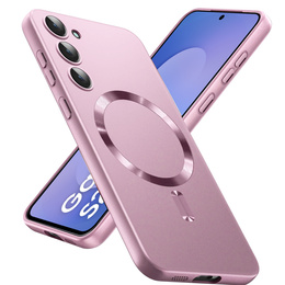 Puzdro pre Samsung Galaxy S25 FE, ColorMag, pre MagSafe, ružové