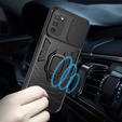 Puzdro pre Samsung Galaxy A03s, KickStand Camera Lens, modré