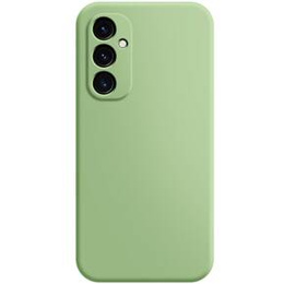 Puzdro pre Samsung Galaxy A25, Silicone Lite, zelený + sklo 9H