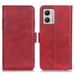 Klapkové puzdro pre Motorola Moto G53 5G / G13 / G23, Wallet, červené