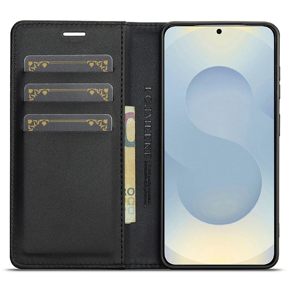 LC.IMEEKE Karbónové puzdro pre Samsung Galaxy A57 5G, čierne