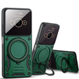 Pancierované puzdro pre Xiaomi Redmi A3, Magnetic Ring, zelený