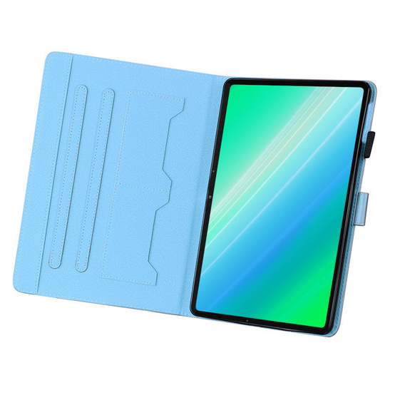 Puzdro pre iPad 10.2" 2021/2020/2019 (9/8/7 gen.), s chlopňou, animal, modré