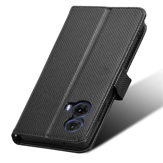 Klapkové puzdro pre Motorola Moto G85, Wallet Smart Magnet, čierne