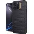 Puzdro pre iPhone 16 Pro, pancierované Nillkin, Carbon Fiber, pre Magsafe, zlaté