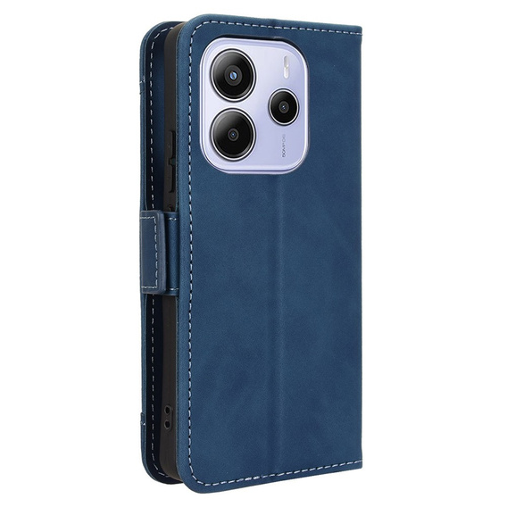 Klapkové puzdro pre Xiaomi Redmi Note 14 4G, Card Slot, tmavomodré
