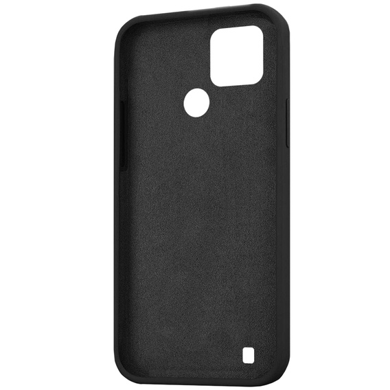 Obal na mobil pre Realme C21Y / C25Y, Silicone Lite, čierne
