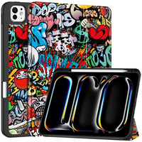 Puzdro pre iPad Pro 11 2024, Smartcase, graffiti