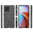 Obal na mobil pre Motorola Edge 40 Pro, Rugged Shield, čierne